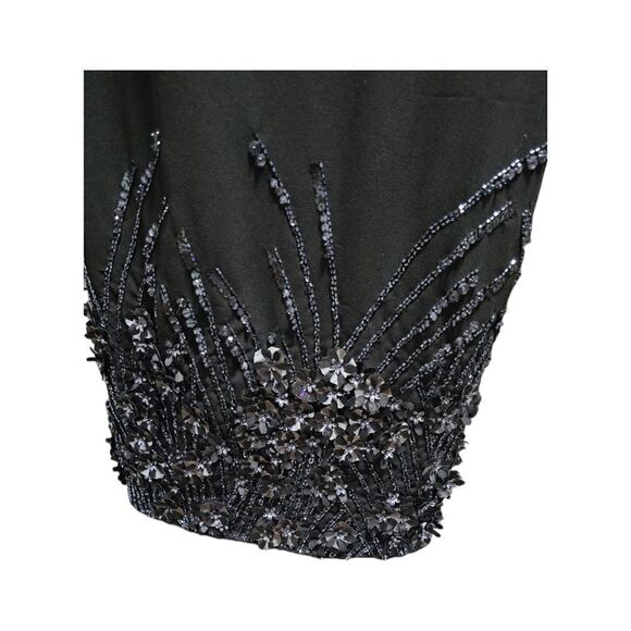NWT Aidan Mattox Cocktail Black Dress SZ 2 - Picture 3 of 7